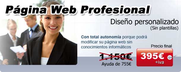 Subvención Página web profesional